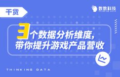 干货 | 3个数据分析维度,带你提升游戏产品营收插图 干货 | 3个数据分析维度,带你提升游戏产品营收插图